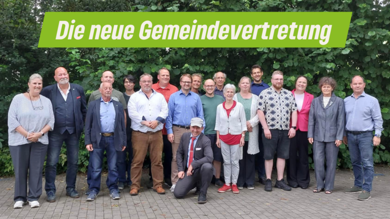 Konstituierende Sitzung der Gemeindevertretung in Eichwalde