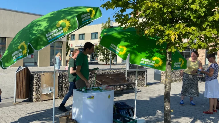 Infostand zur Landtagswahl