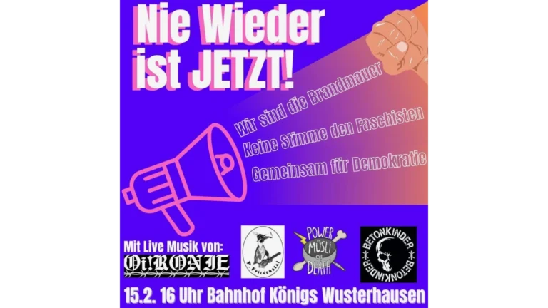 Kundgebung: „Nie wieder ist jetzt!“